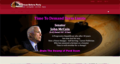 Desktop Screenshot of americanreformparty.net
